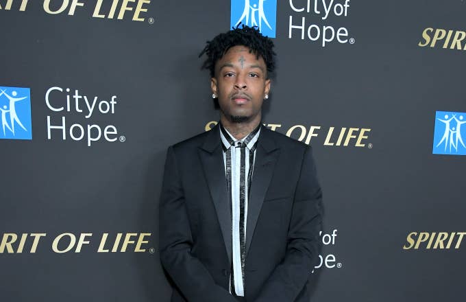 21 Savage Posts First Photo to Instagram Since His ICE Release