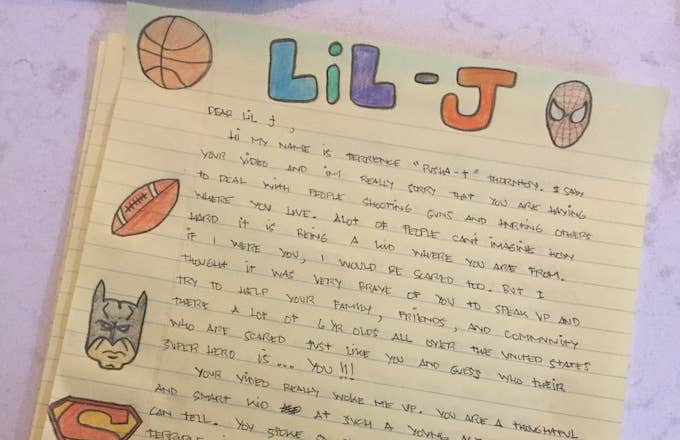 Lil J Letter