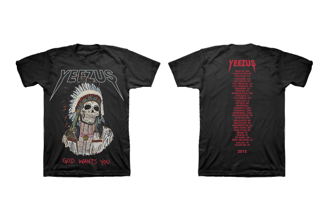 Yeezus Shirt Kanye West Tour T-shirt Yeezus Tour Merchandise Unisex  Clothing