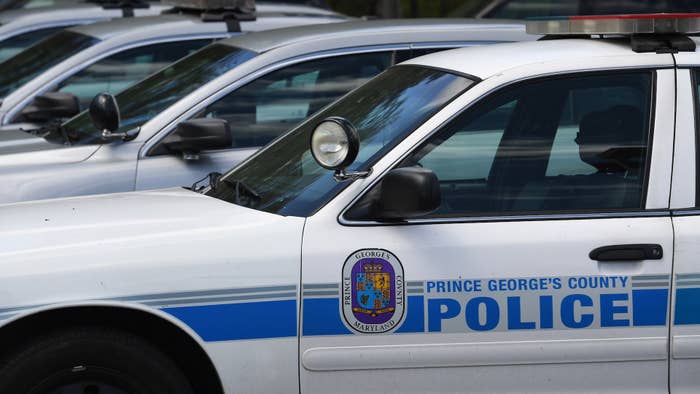 A Prince George&#x27;s County police cruiser is seen on Monday April 15, 2019.