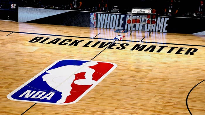 NBA court