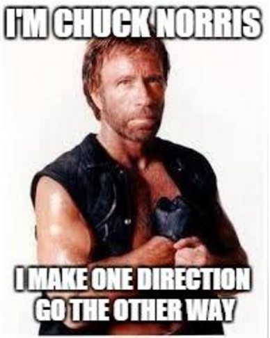 chuck norris one direction
