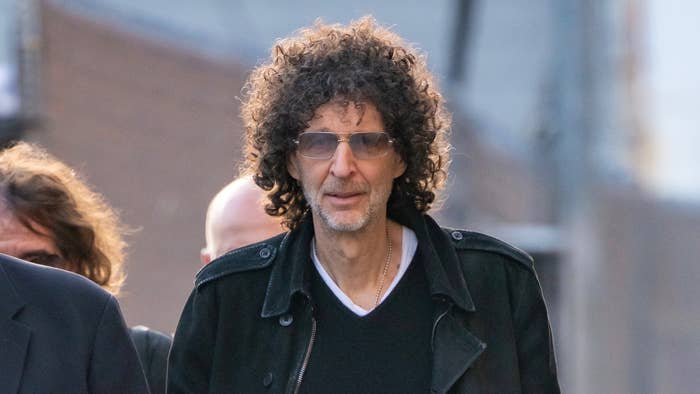 Howard Stern is seen at 'Jimmy Kimmel Live' on October 09, 2019 in Los Angeles,