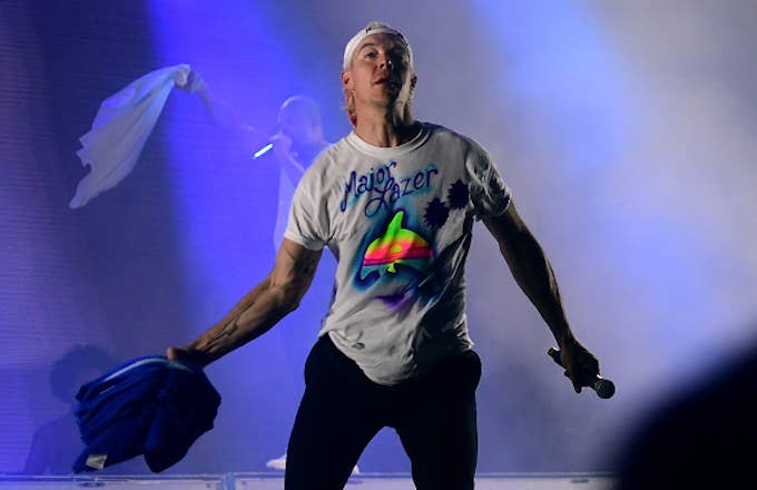 Diplo of Major Lazer performs at the Surf Stage