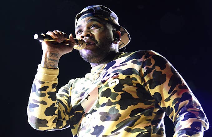 Kevin Gates performs during 'The High Road Summer Tour' at Concord Pavilion