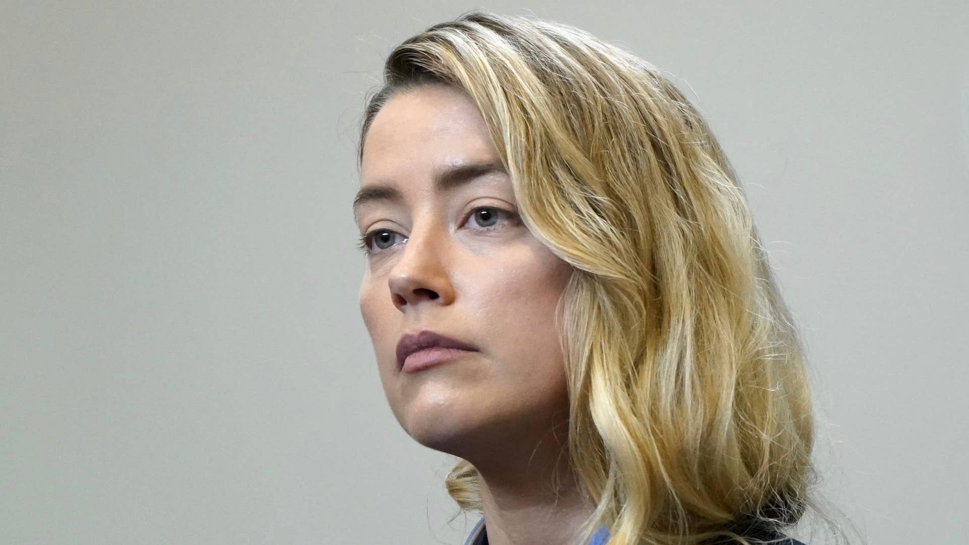 US actress Amber Heard returns to the courtroom after a lunch break at the Fairfax County Circuit Court