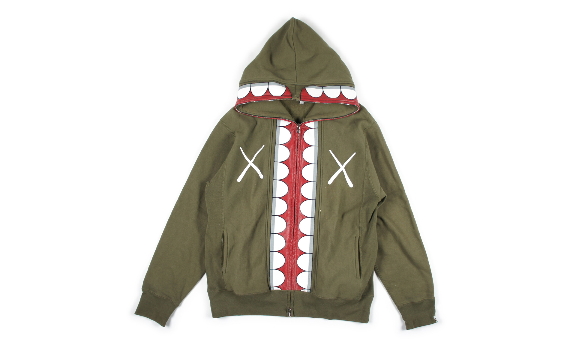 Kaws hotsell chomper hoodie