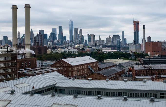 NYC skyline.