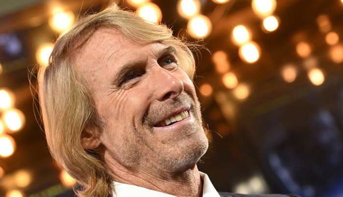 Michael Bay attends premiere of 'Ambulance'