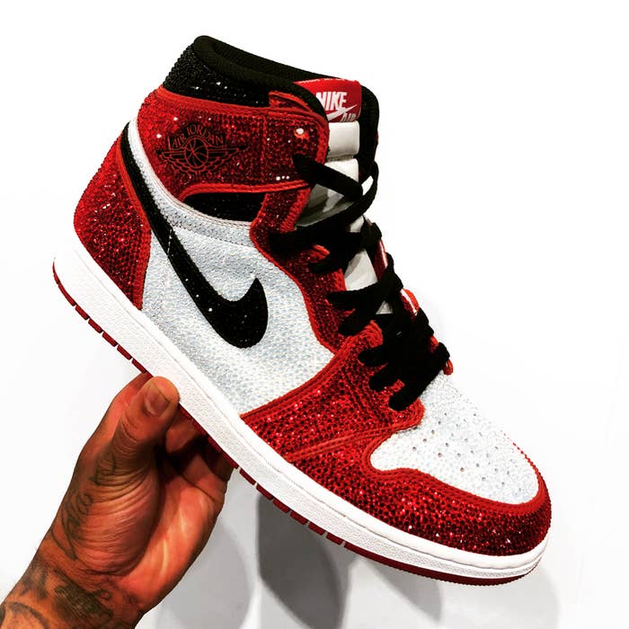 Crystal Air Jordan 1 Chicago by Daniel Jacob