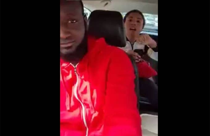 An unruly Uber passenger won&#x27;t shut the hell up.