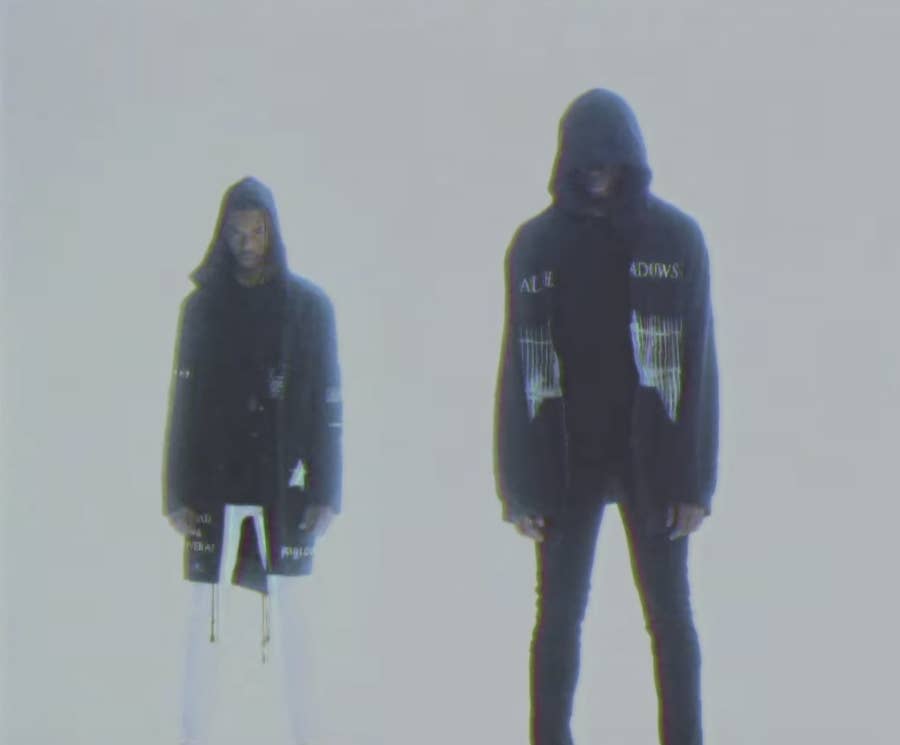 Raf simons all online shadows hoodie