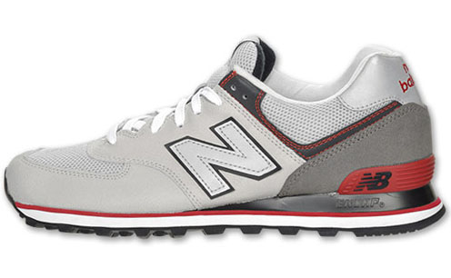 New Balance 574 Grey Black Red Complex