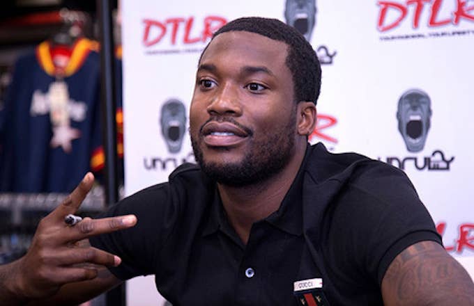 Meek Mill attends his &#x27;Wins And Losses&#x27; album signing