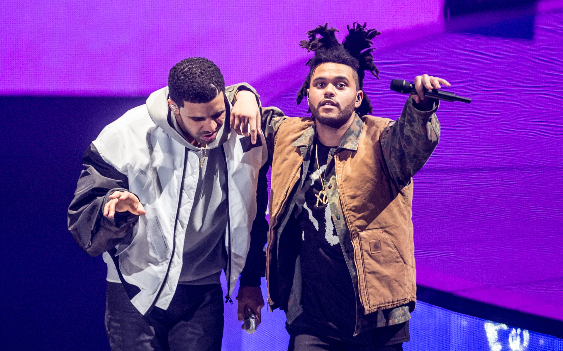Drake and the Weeknd