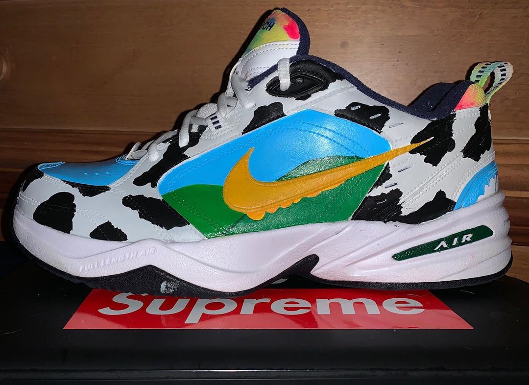 Nike Air Monarch Reality to Idea Custom by Shme - Nike Monarch Customs, Sole Collector