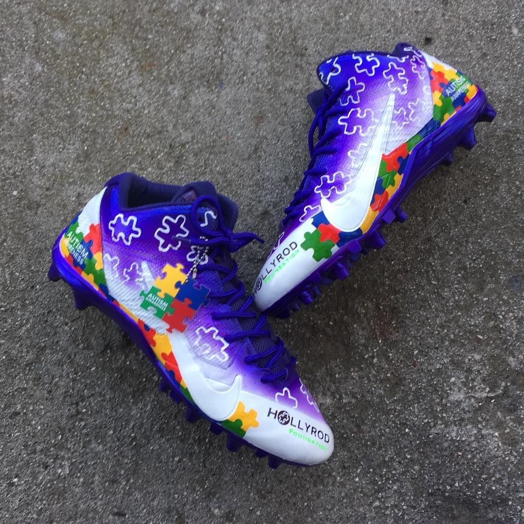 William Hayes Nike Alpha Pro Autism Cleats