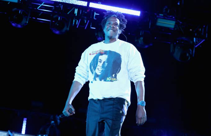 Jay Z performs onstage at SOMETHING IN THE WATER