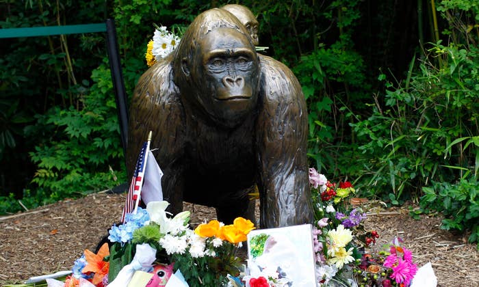 Harambe Statue