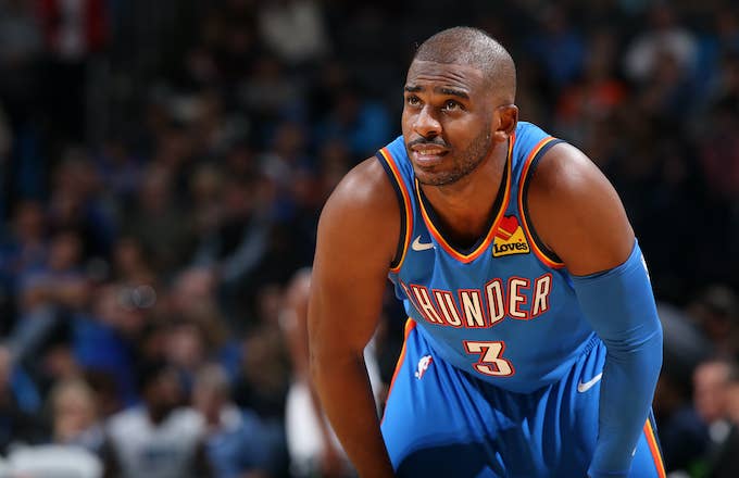 Chris Paul Snitches on Untucked Jersey to Help Thunder Win