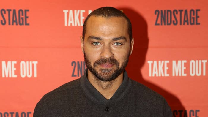 Jesse Williams poses at a photo call