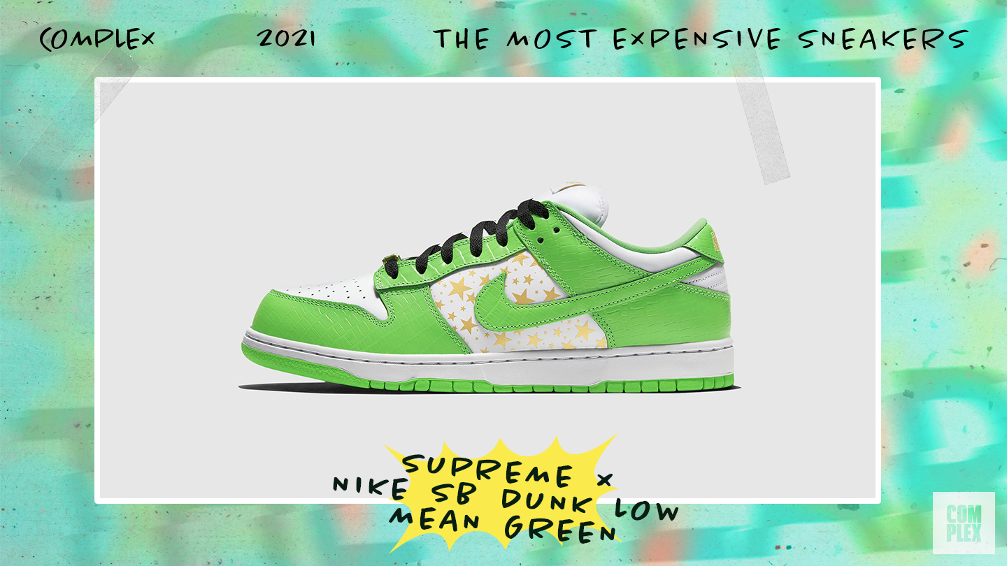Supreme x Nike SB Dunk Low Mean Green