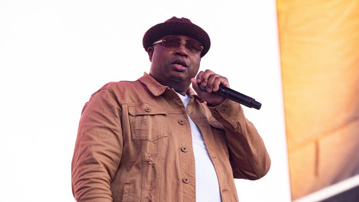 Rapper E-40 performs onstage during Once Upon a Time in LA Music Festival