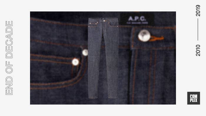 A.P.C. New Standard Denim In Complex&#x27;s Fashion That Defined the 2010s
