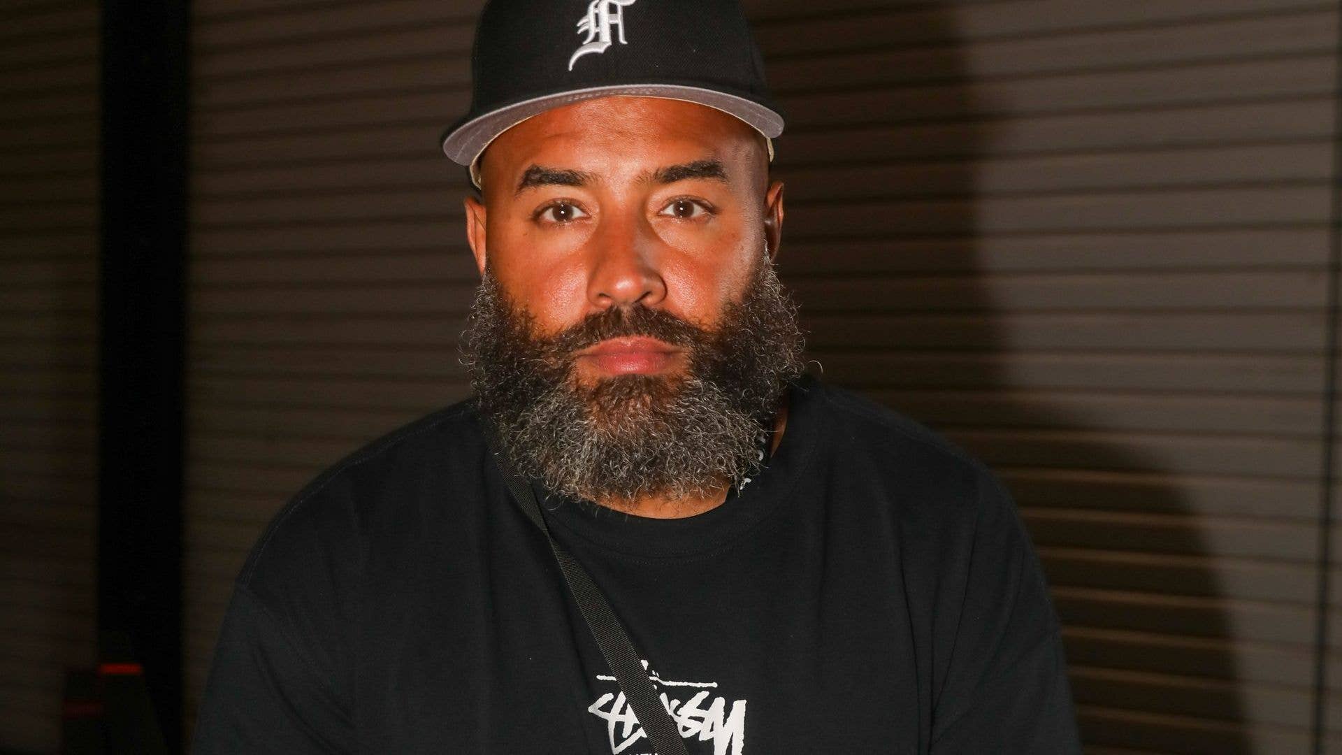 Ebro poses for a photo at Summer Jam 2021