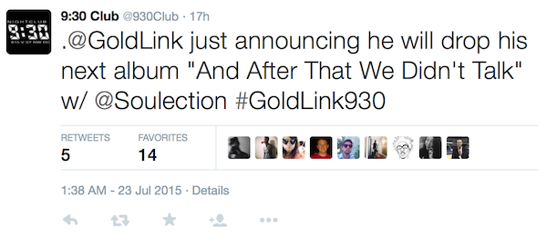 goldlink announcement