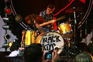 Patrick Carney Playing the Drums
