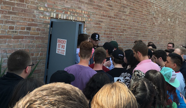 Pat the Manager helps prevent a stampede as the first wave enters Coloring World.