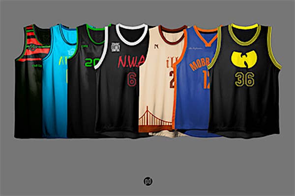 Old School Hip-Hop Albums x Basketball Jerseys  Best basketball jersey  design, Jersey design, Basketball jersey