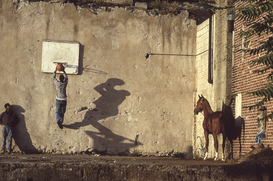Ron Tarver, &quot;The Basketball Game,&quot; 1993, archival ink jet print, 28 × 30 in., courtesy the artist