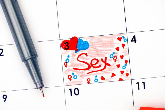 &quot;Sex&quot; marked on a calendar