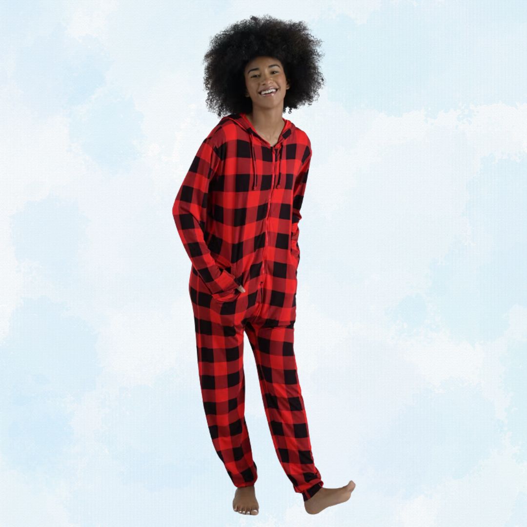 Just Love Women's Flannel Pajama Set - Cozy Long Sleeve PJ Set for Winter  Sleepwear (Buffalo Plaid Red, 2X)