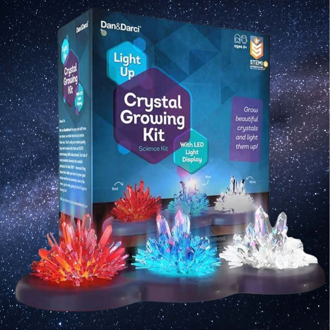 LIGHT-UP CRYSTAL GROWING KIT FOR KIDS — Dan&Darci