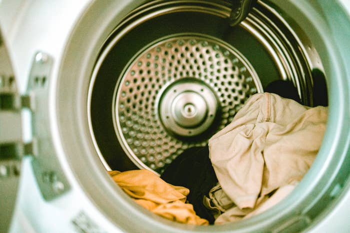 Clothes in the dryer