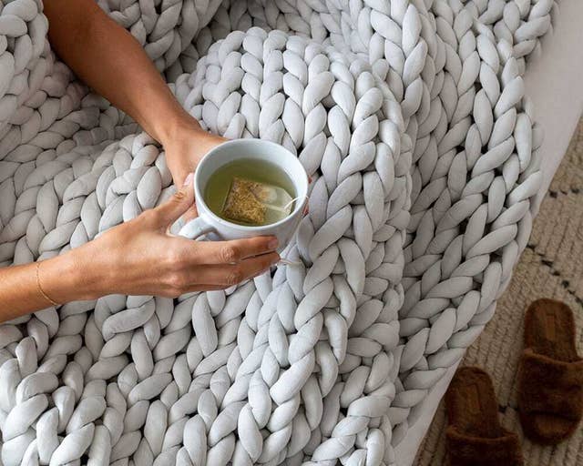 Surprise! These Nice-Looking Throws Are Also Weighted Blankets