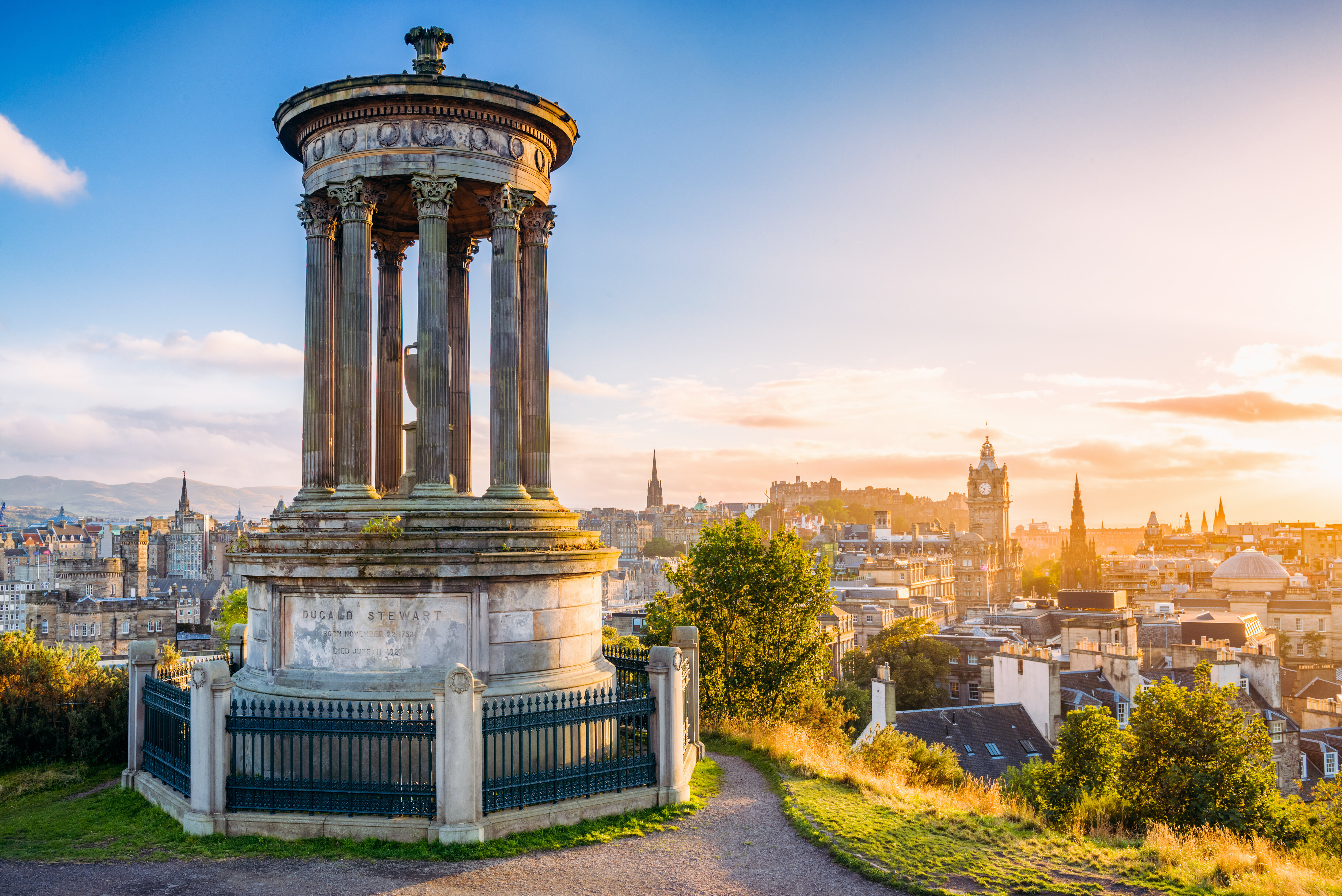 An ancient bell tower in Edinburgh