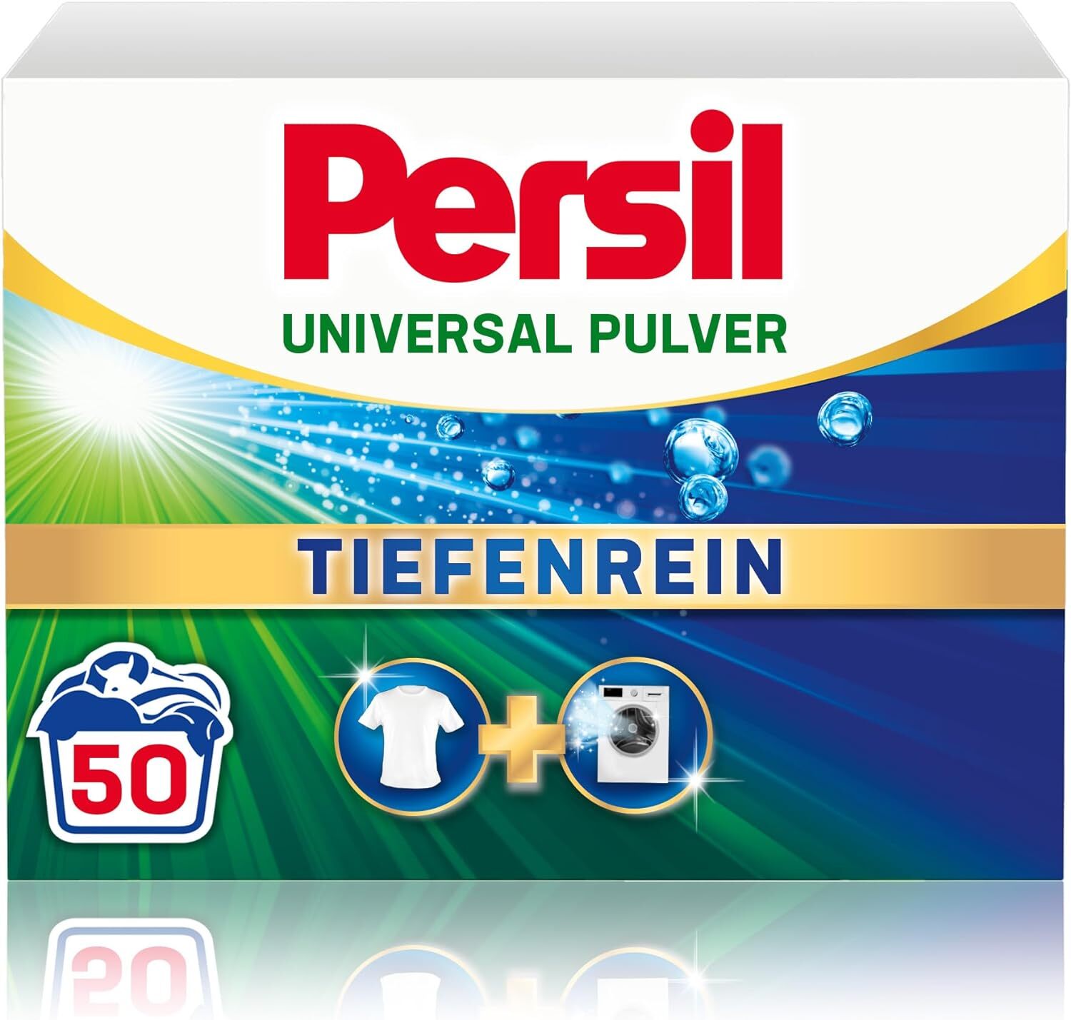 A box of Persil laundry detergent good for 50 loads
