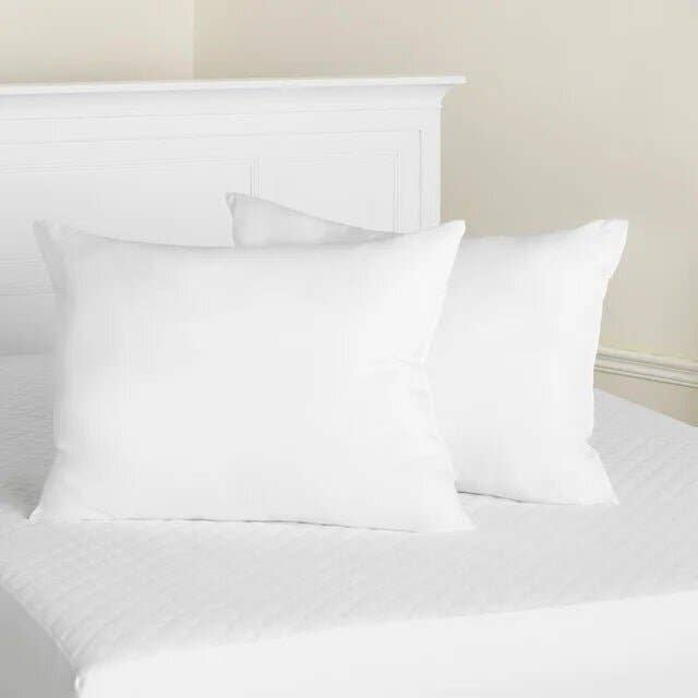 White extra support pillows