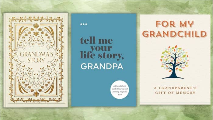 Three grandparent memory books