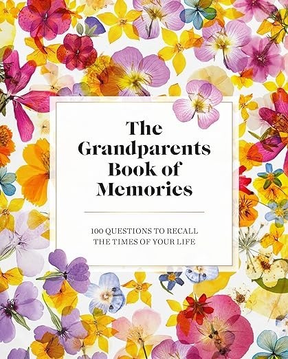 Journal that says, &quot;The Grandparents Book of Memories
