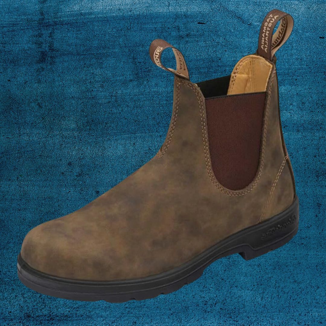 Brown Blundstone boots