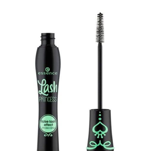 Essence Lash Princess false lash effect mascara with bottle and brush displayed separately