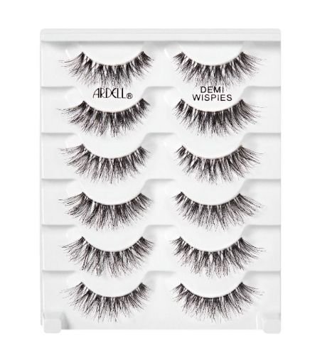 Ardell Demi Wispies false eyelashes set, five pairs in a white package