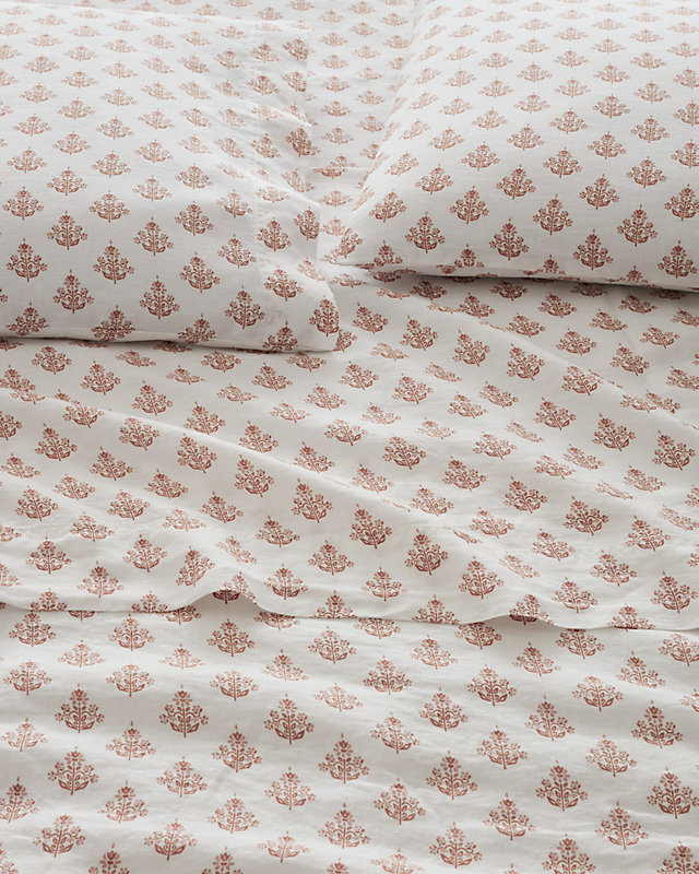 The baked clay floral sheets