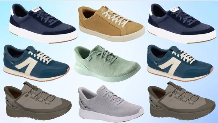 The Kizik sneakers in different colors