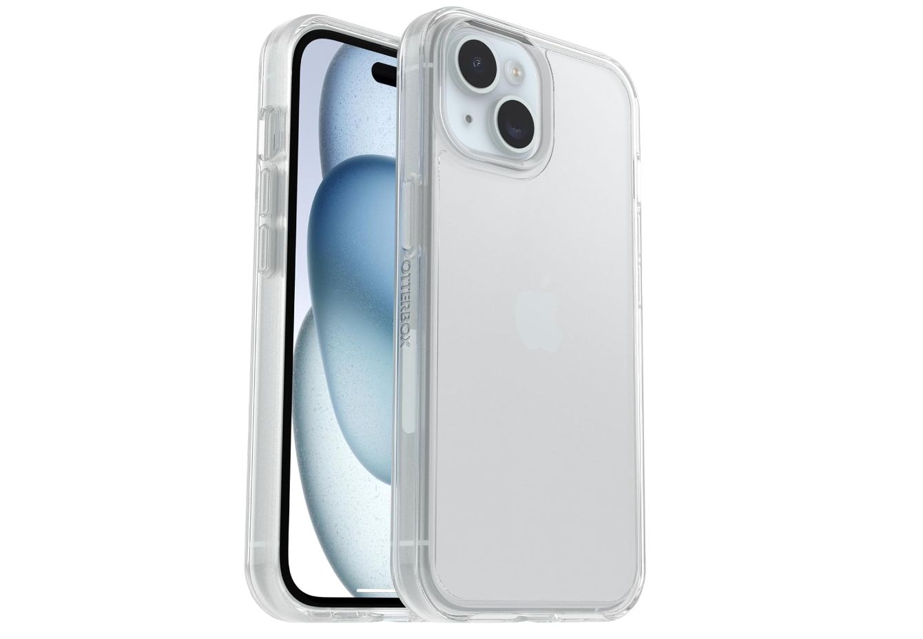 A clear OtterBox case on a phone